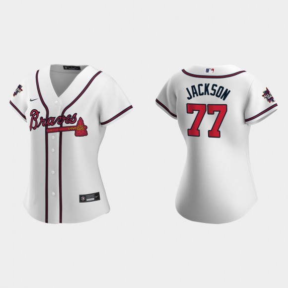 Luke Jackson Braves White 2021 MLB All-Star Game Replica Jersey