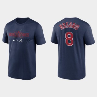 Braves Eddie Rosario 2021 World Series Navy Dugout T-Shirt