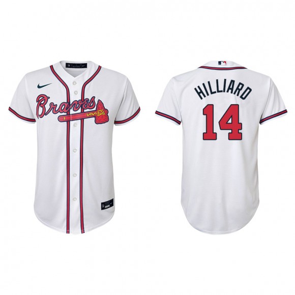 Youth Sam Hilliard White Replica Home Jersey