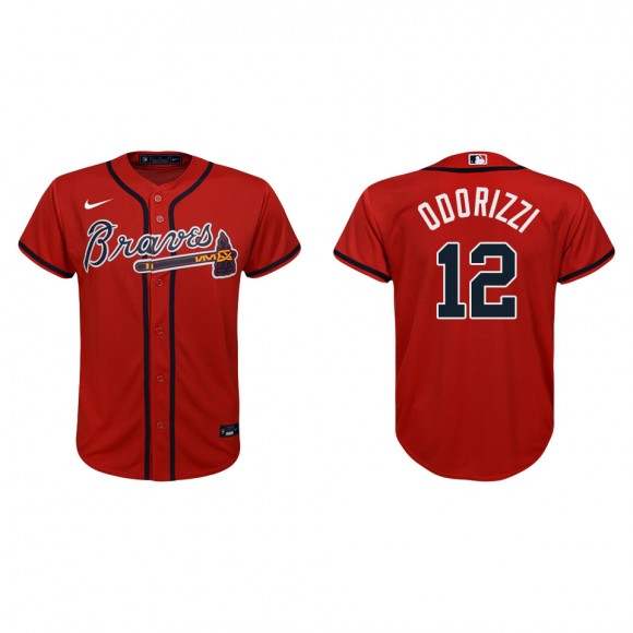 Youth Atlanta Braves Jake Odorizzi Red Replica Alternate Jersey