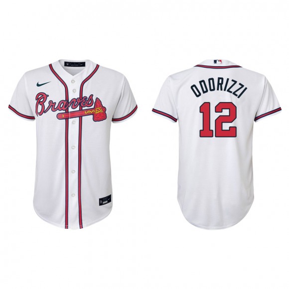 Youth Atlanta Braves Jake Odorizzi White Replica Home Jersey